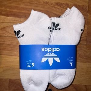 Adidas No Show Socks size:(6 pairs)
